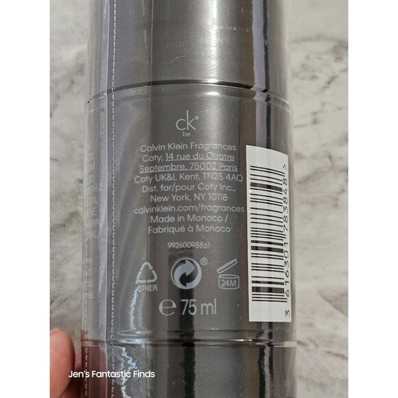 Calvin Klein CK Be Deodorant Stick 2.6 Oz For Men Fragrance Long-Lasting Fresh S - Picture 5 of 8